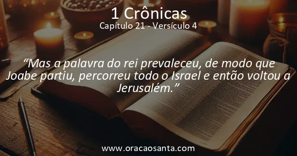 1 Crônicas 21:4