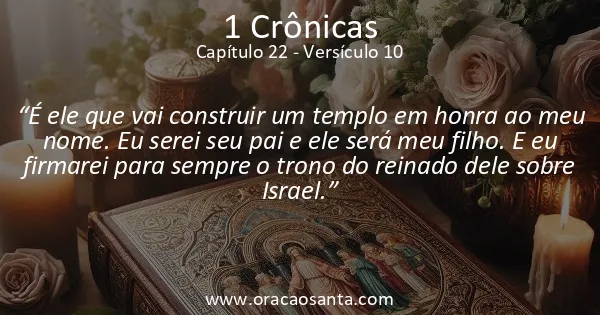 1 Crônicas 22:10