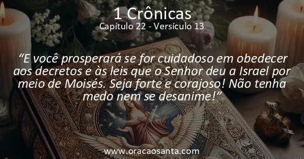 1 Crônicas 22:13