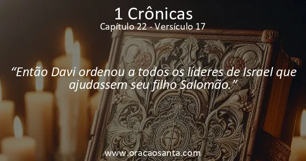1 Crônicas 22:17