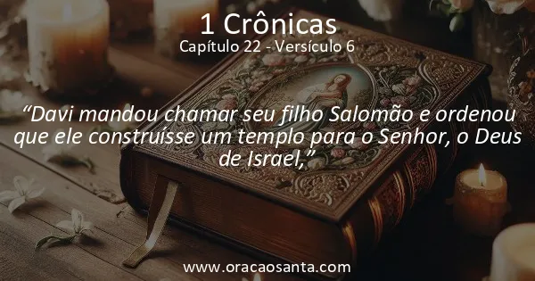 1 Crônicas 22:6