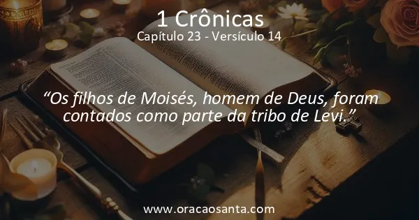 1 Crônicas 23:14