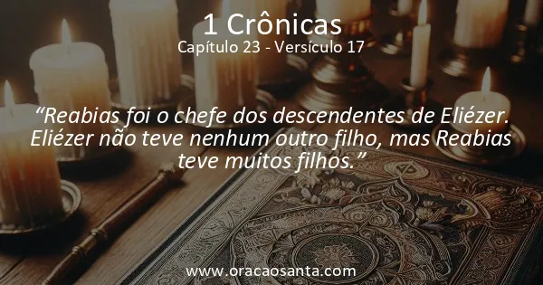 1 Crônicas 23:17