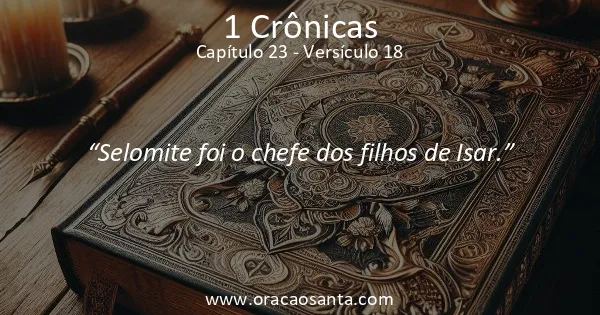 1 Crônicas 23:18