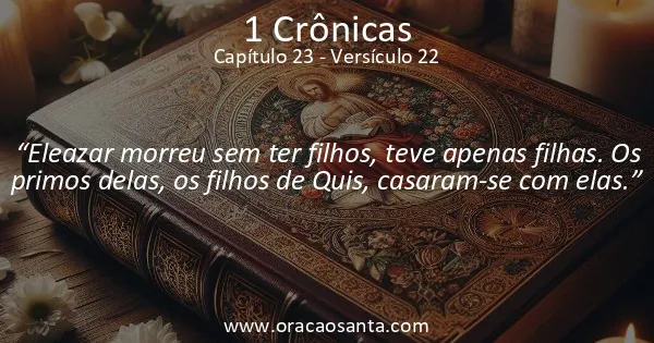 1 Crônicas 23:22