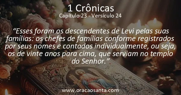 1 Crônicas 23:24