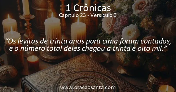 1 Crônicas 23:3