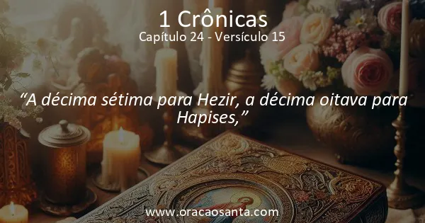 1 Crônicas 24:15