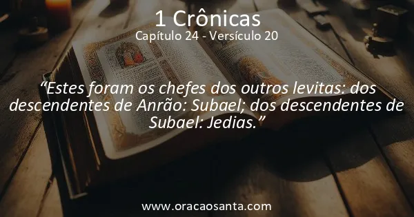 1 Crônicas 24:20