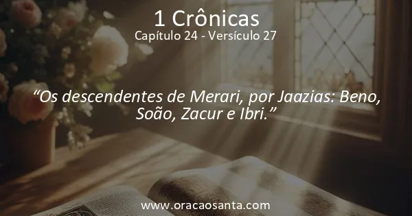 1 Crônicas 24:27