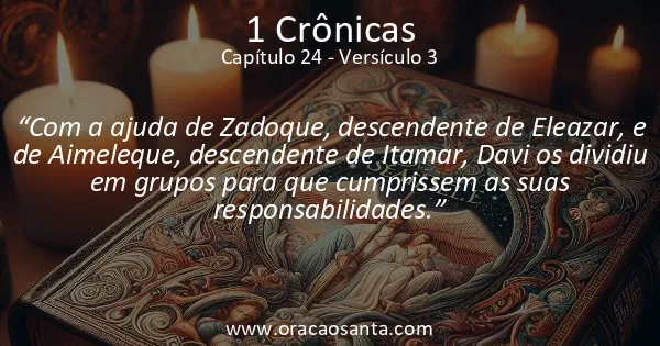 1 Crônicas 24:3