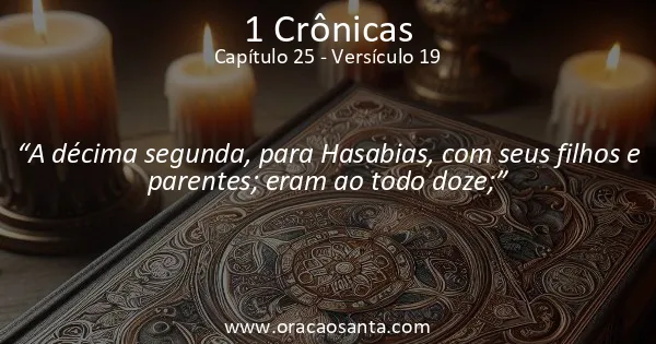 1 Crônicas 25:19