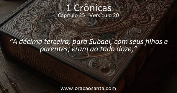 1 Crônicas 25:20