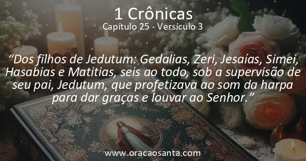 1 Crônicas 25:3