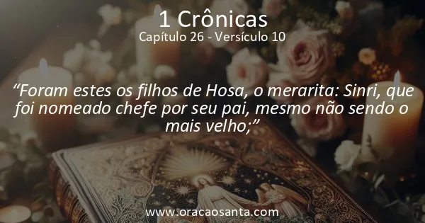 1 Crônicas 26:10