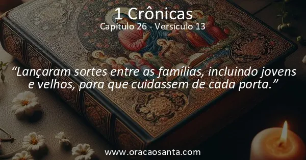 1 Crônicas 26:13