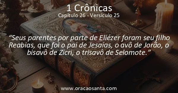 1 Crônicas 26:25