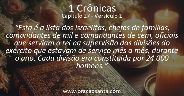 1 Crônicas 27:1