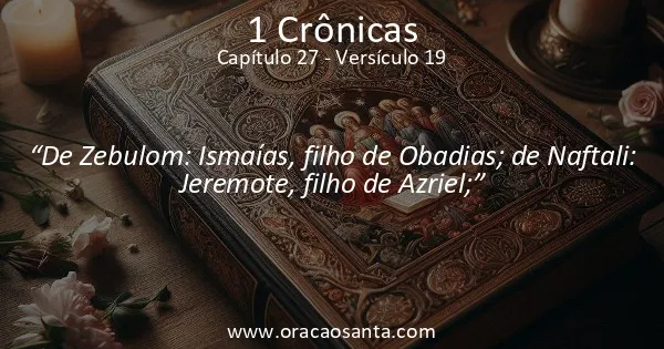 1 Crônicas 27:19