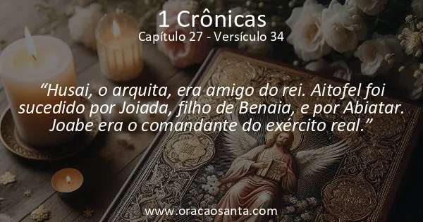 1 Crônicas 27:34