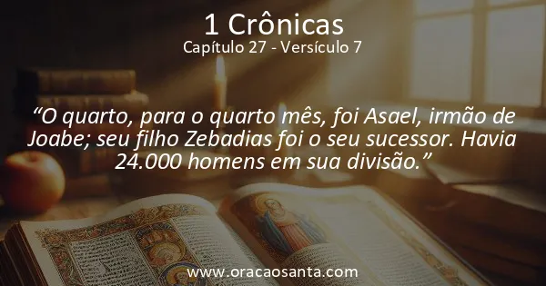 1 Crônicas 27:7