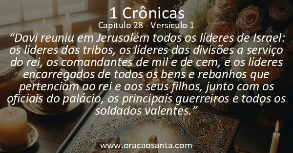 1 Crônicas 28:1