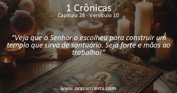 1 Crônicas 28:10