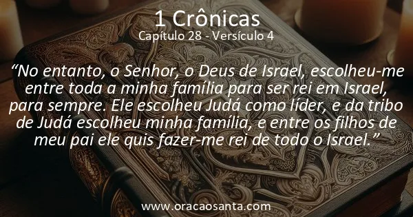 1 Crônicas 28:4
