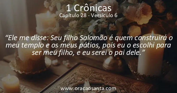 1 Crônicas 28:6