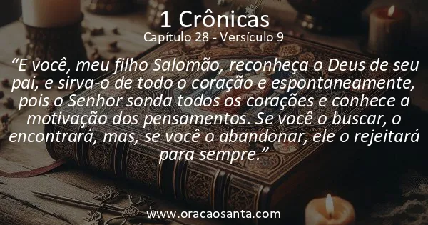 1 Crônicas 28:9