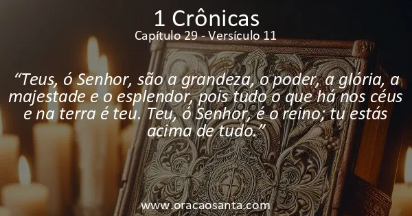 1 Crônicas 29:11