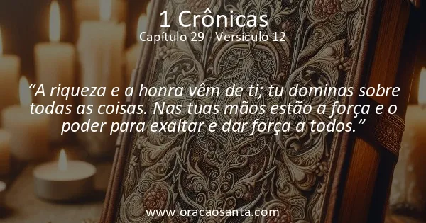 1 Crônicas 29:12