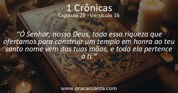 1 Crônicas 29:16