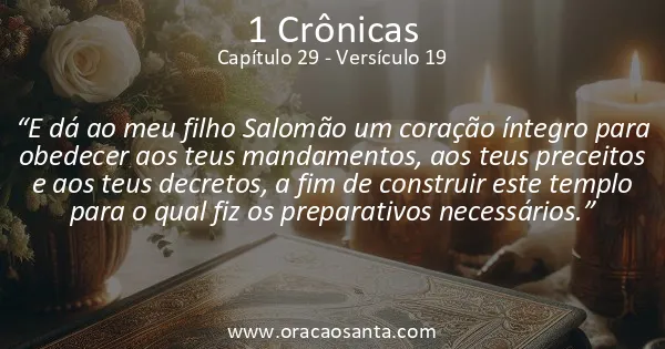 1 Crônicas 29:19