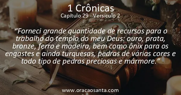 1 Crônicas 29:2