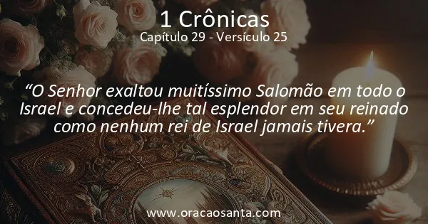 1 Crônicas 29:25