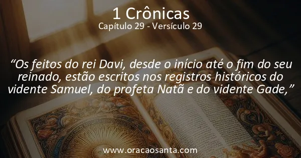 1 Crônicas 29:29