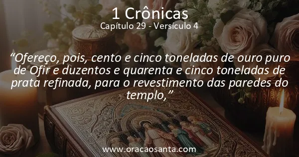 1 Crônicas 29:4
