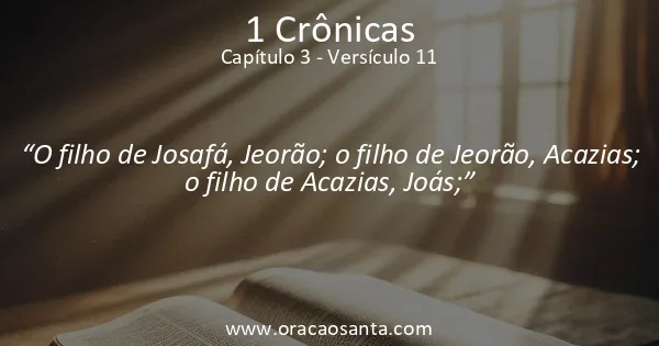 1 Crônicas 3:11