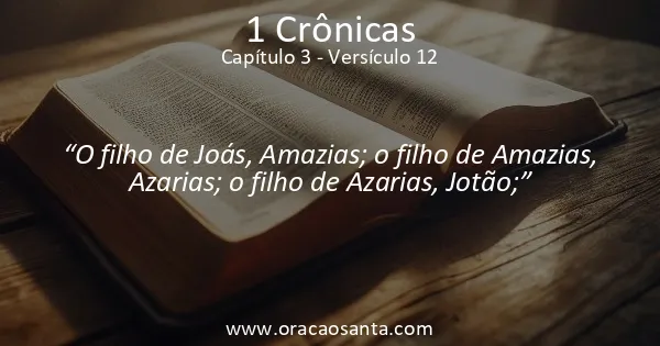 1 Crônicas 3:12