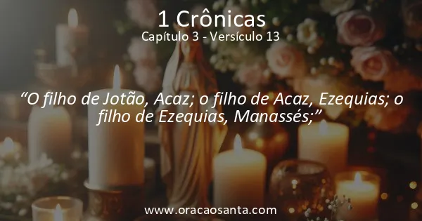 1 Crônicas 3:13