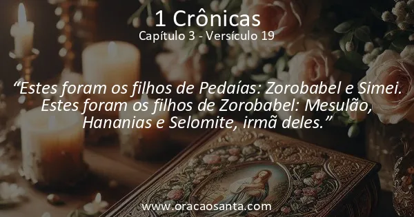 1 Crônicas 3:19