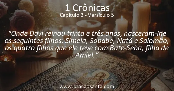 1 Crônicas 3:5