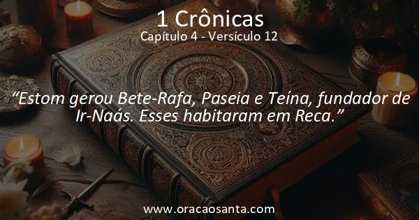 1 Crônicas 4:12