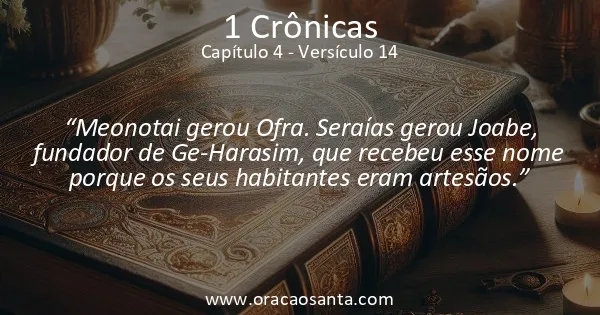 1 Crônicas 4:14