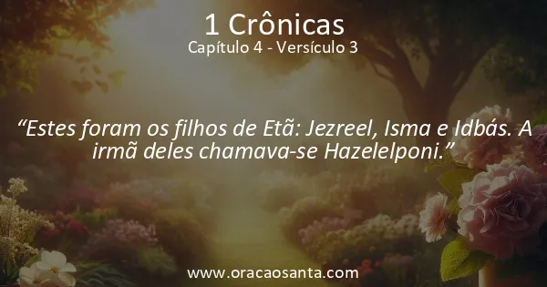1 Crônicas 4:3