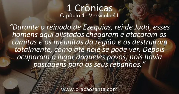 1 Crônicas 4:41