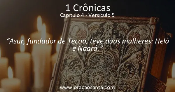 1 Crônicas 4:5