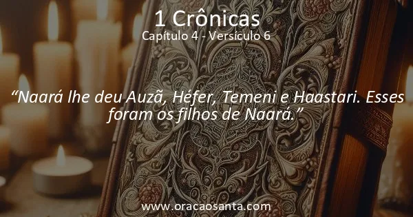 1 Crônicas 4:6