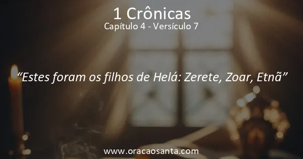 1 Crônicas 4:7